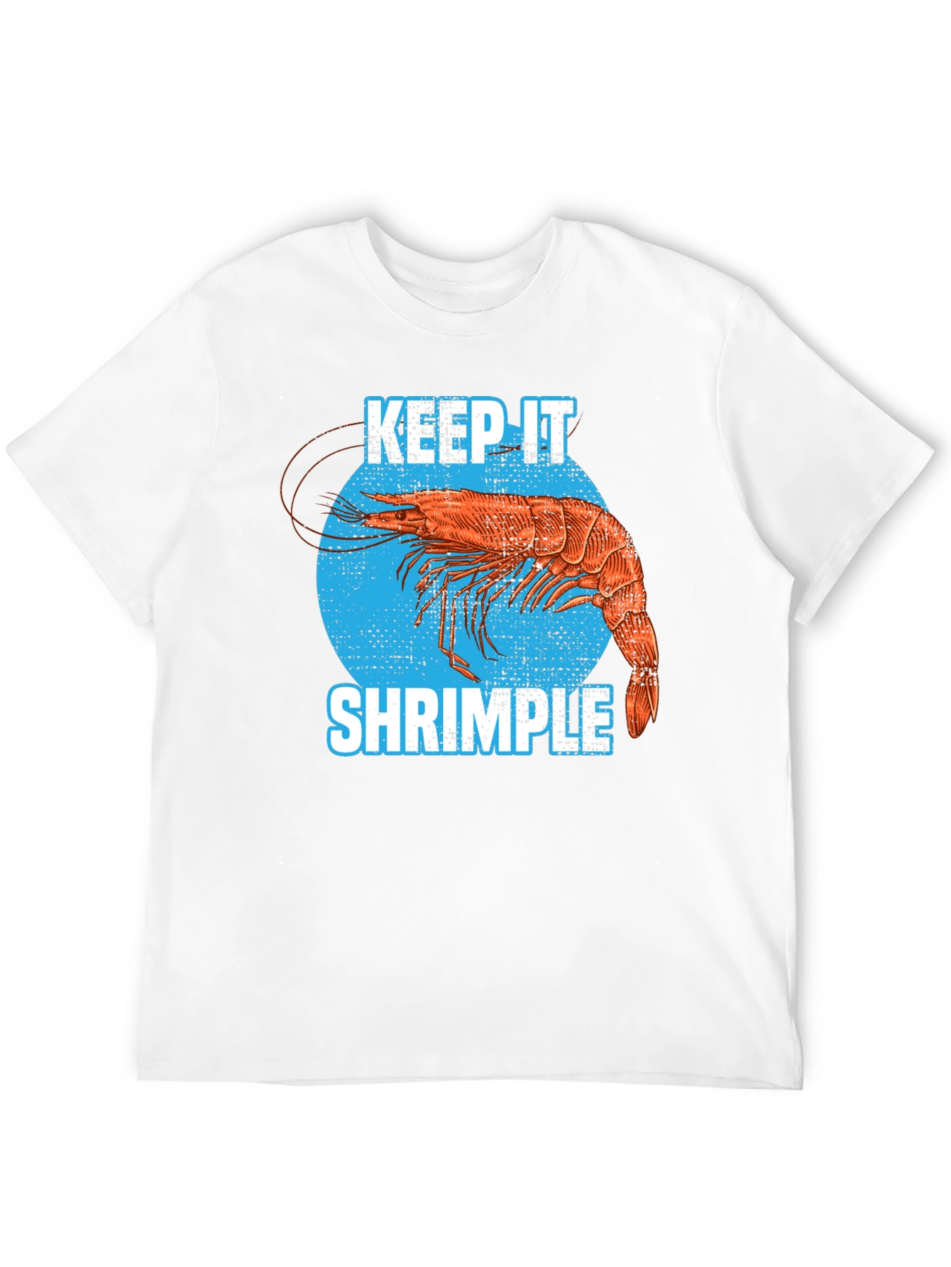 Keep it Shrimple T-Shirt Funny Shrimp Lover Tee