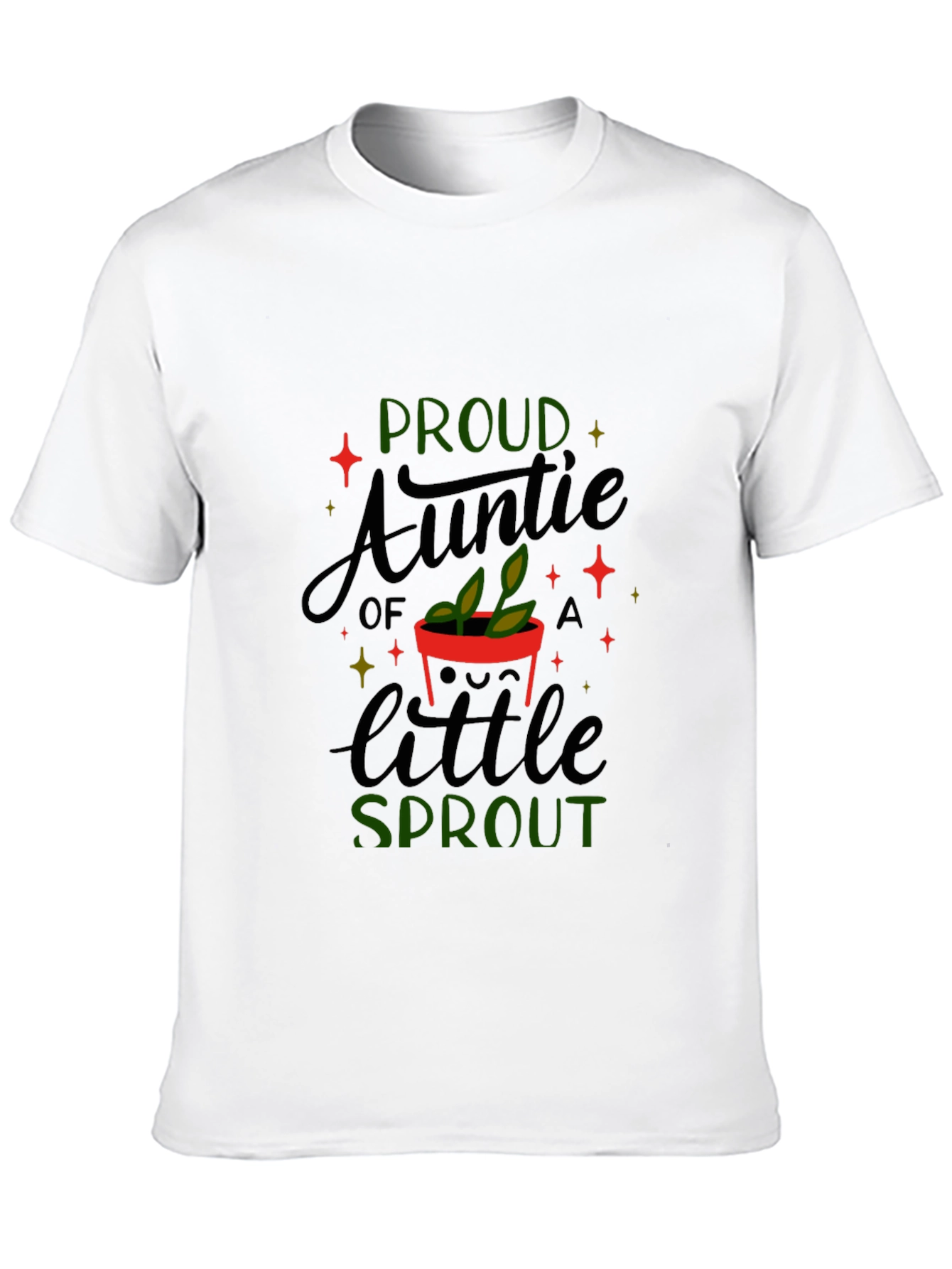 Proud Auntie of a Little Sprout T-Shirt