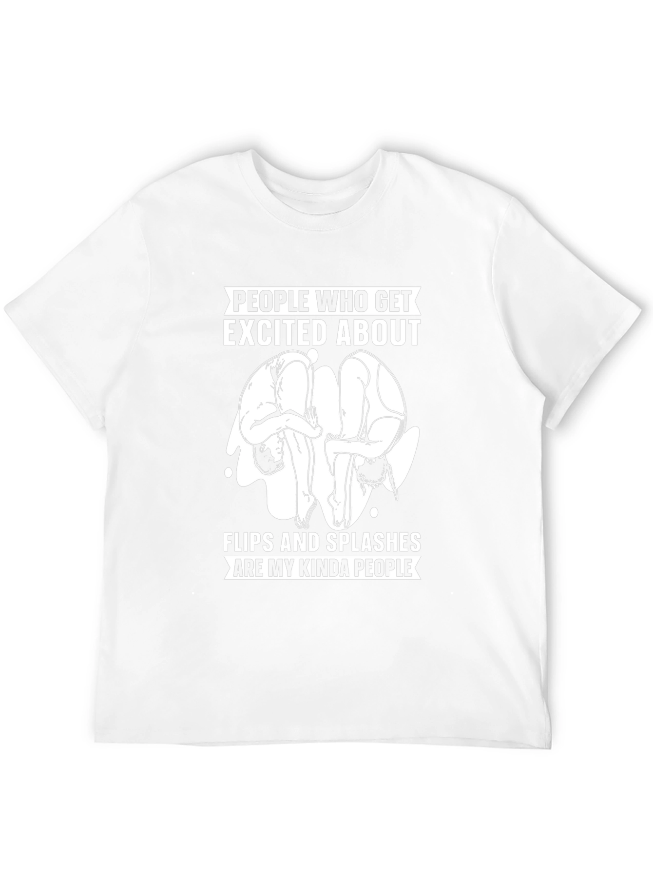 Flips and Splashes T-Shirt - Diving Humor Tee