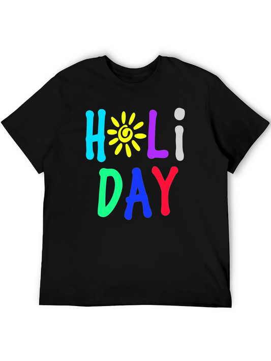 Holiday Graphic Tee - Fun Colorful Design