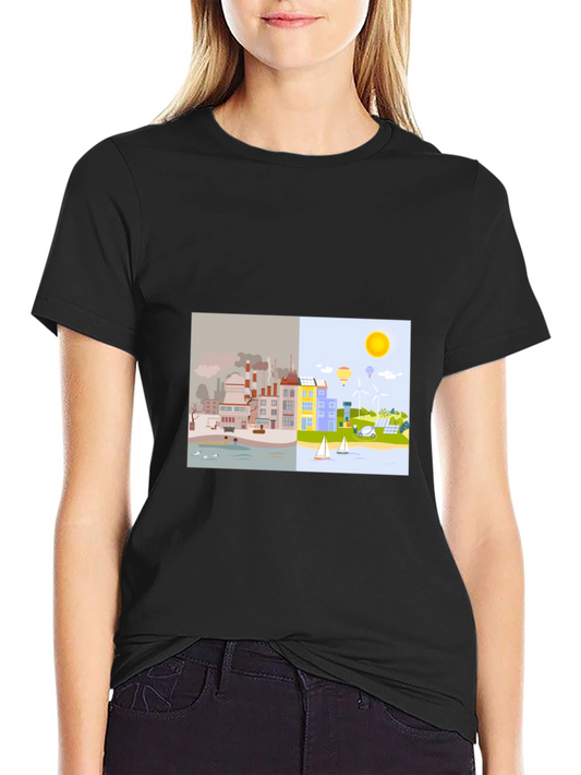 Eco-Friendly T-Shirt: Clean Energy Design