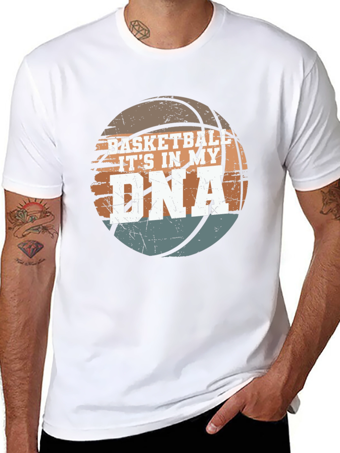 Basketball DNA Graphic T-Shirt