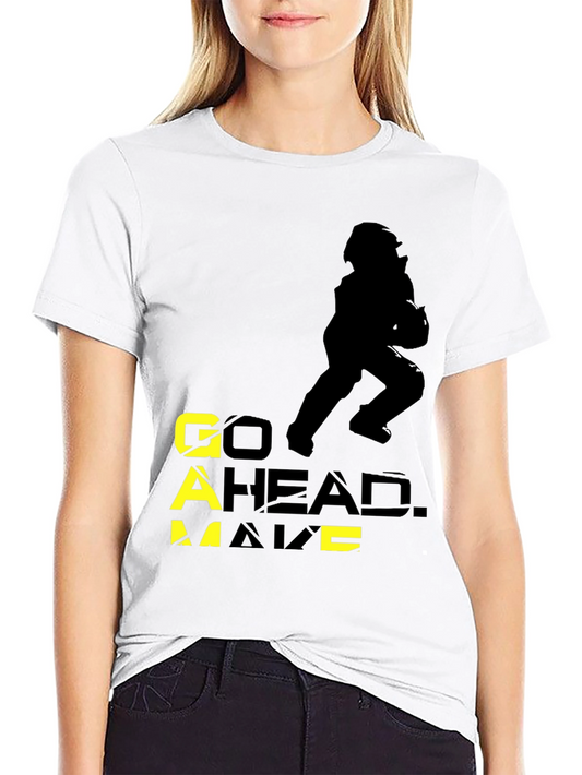 Go Ahead. Make a Move Black Graphic Tee