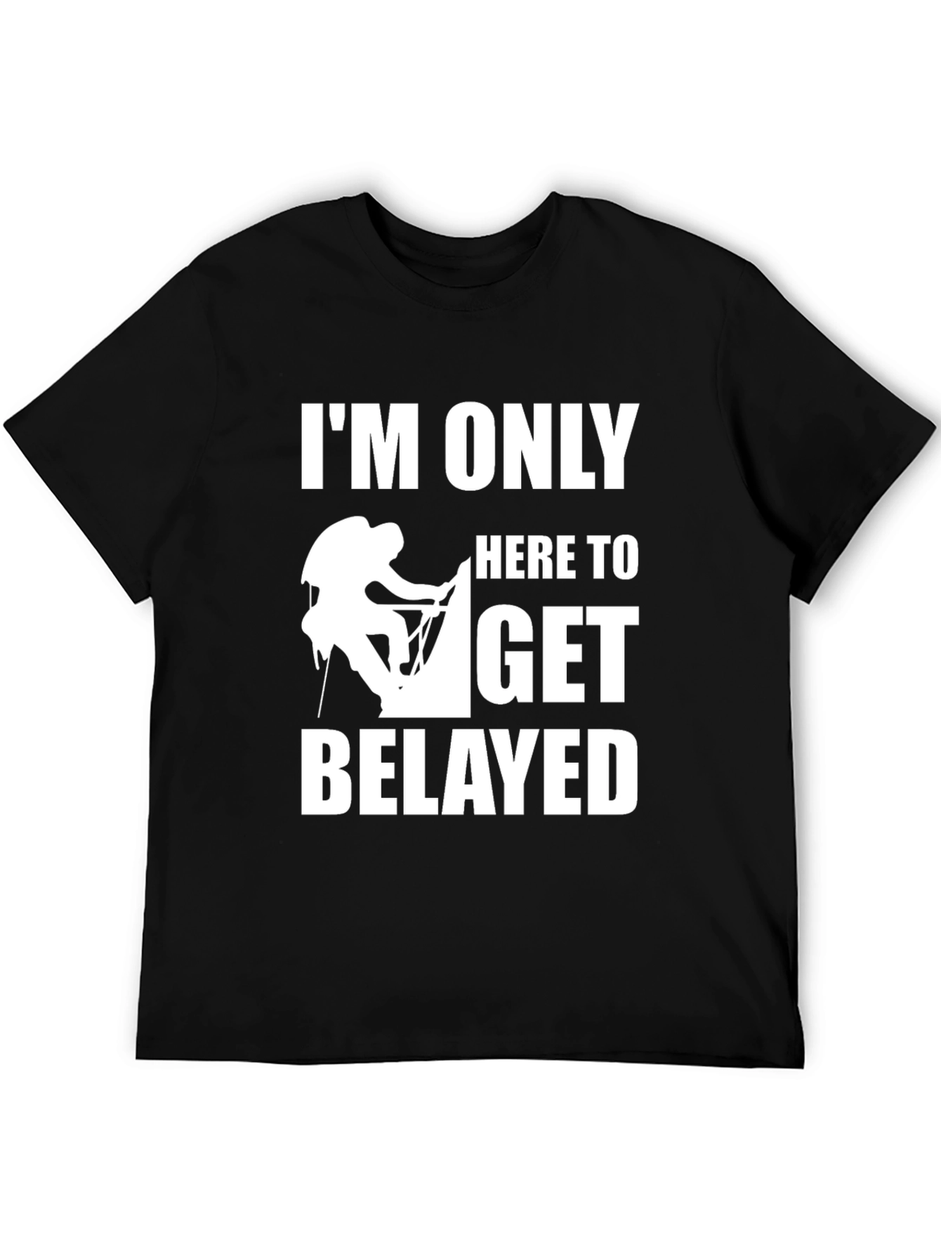 Climbing T-Shirt: Belayed Graphic Tee