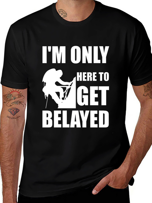 Climbing T-Shirt: Belayed Graphic Tee