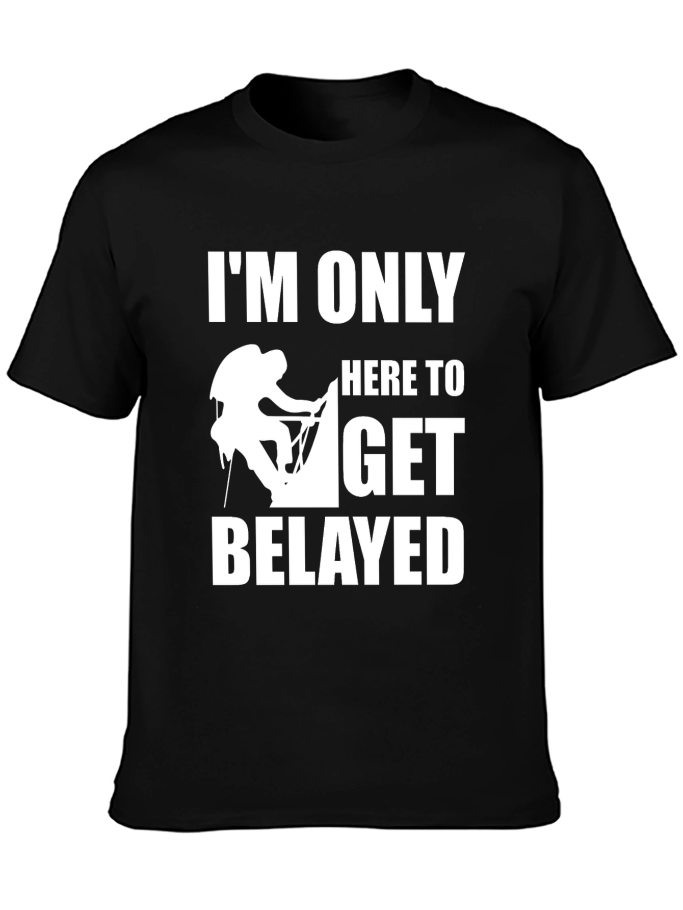 Climbing T-Shirt: Belayed Graphic Tee