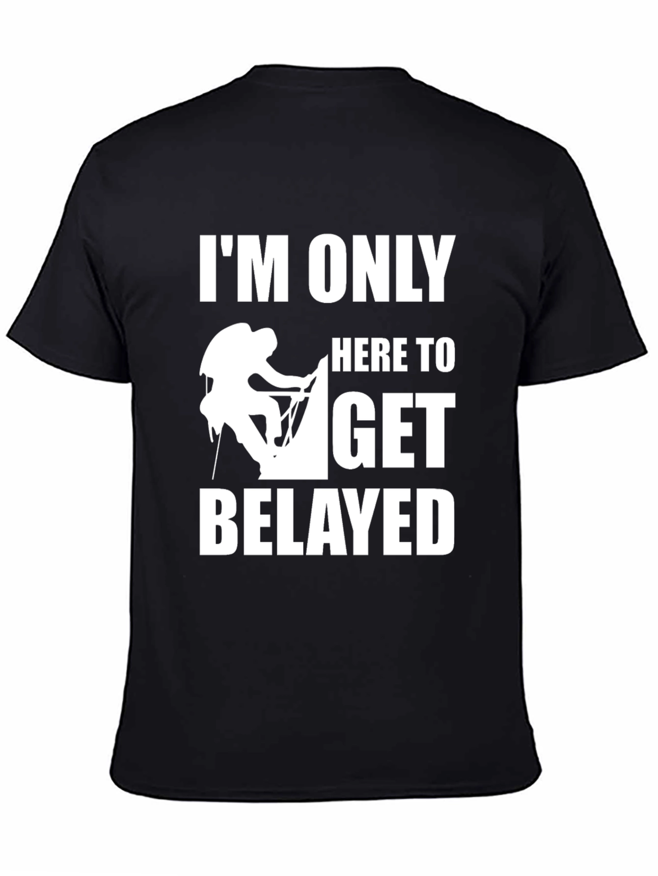 Climbing T-Shirt: Belayed Graphic Tee