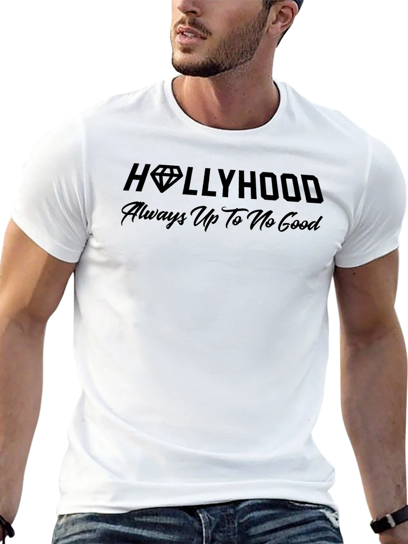 HOLLYHOOD Always Up To No Good Black T-Shirt