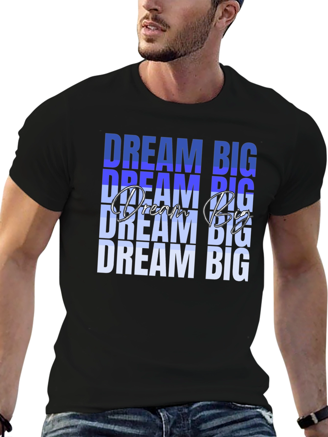 Dream Big Graphic Tee - Stylish Mens T-Shirt