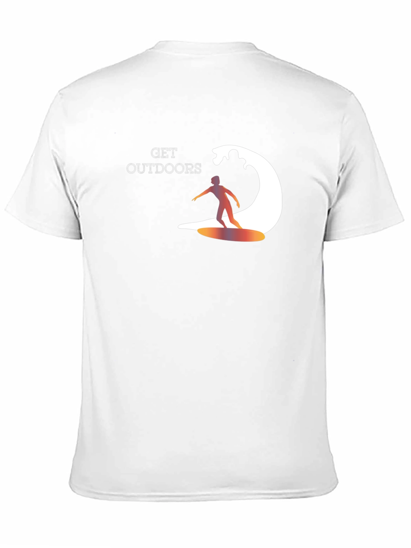 Get Outdoors Surfer Graphic Tee - Black