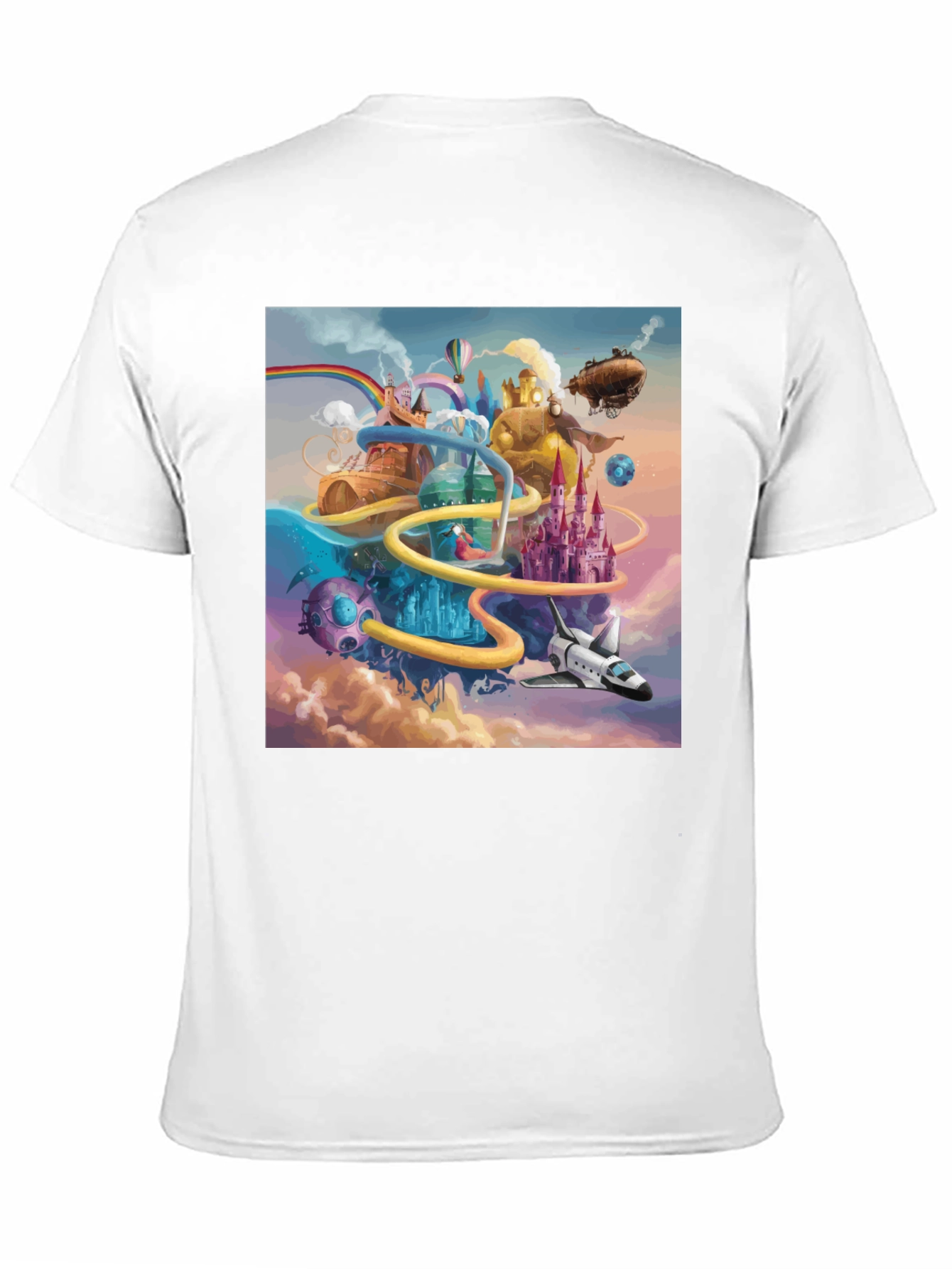 Fantasy World Graphic Tee - Unique Design