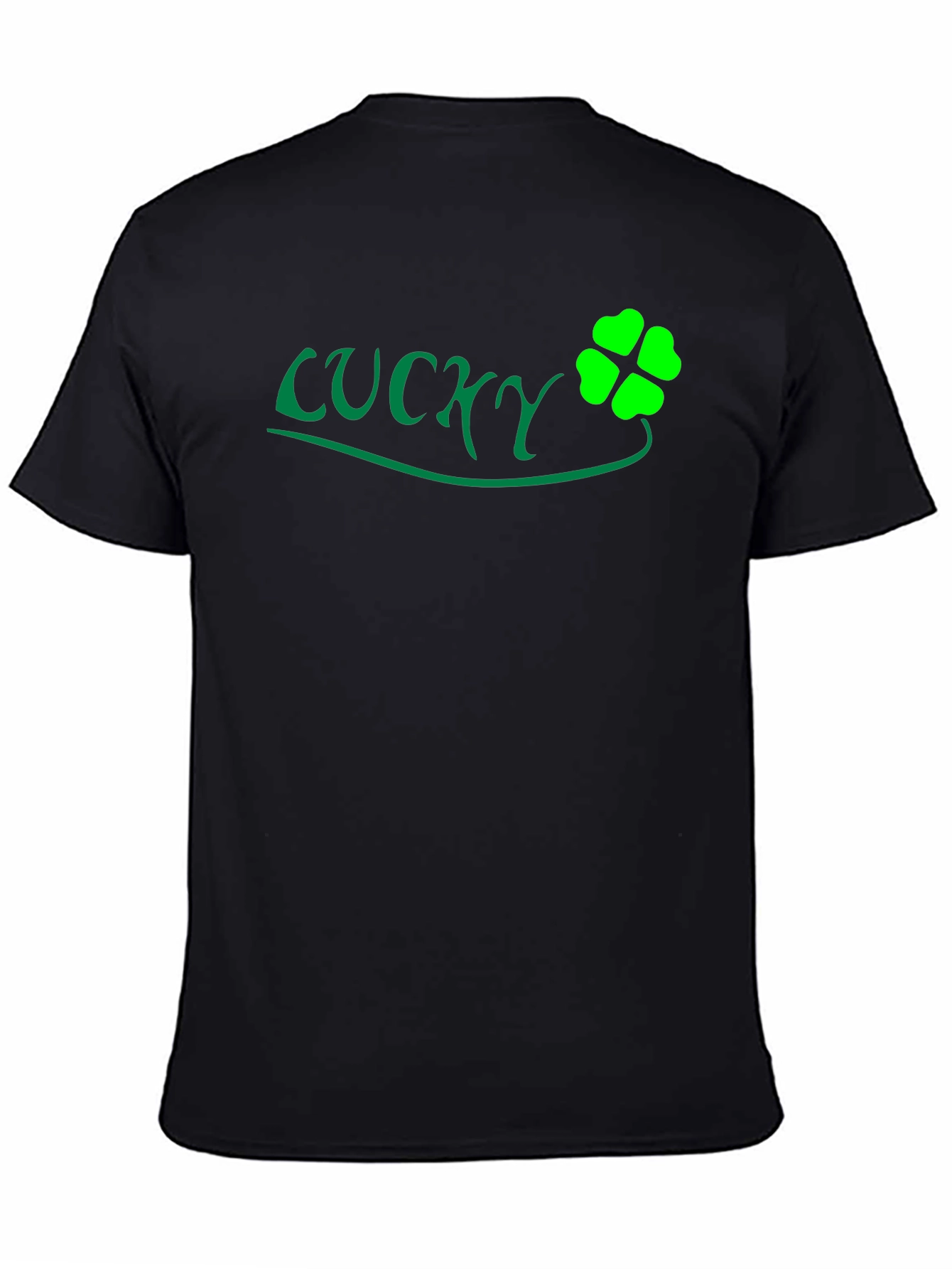 Lucky Clover Black T-Shirt