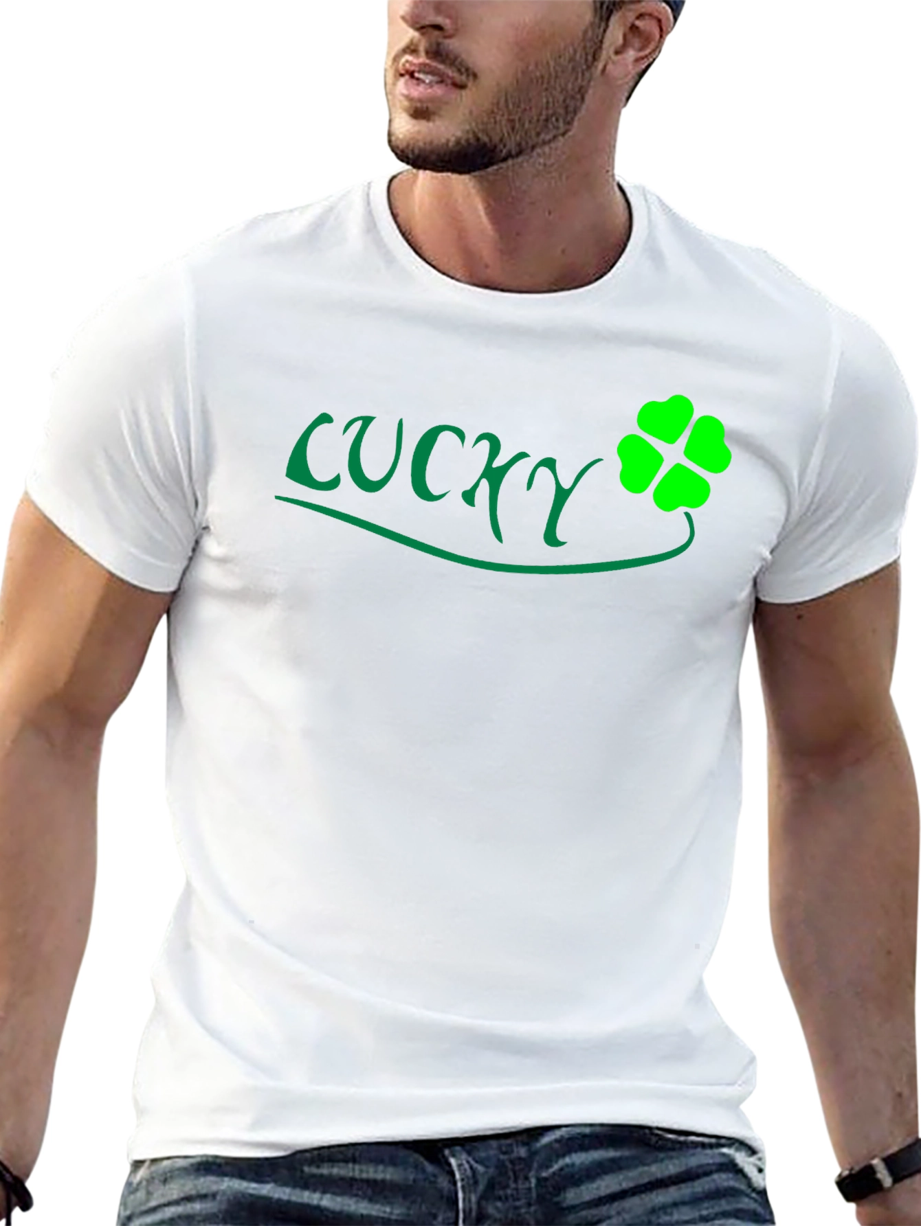 Lucky Clover Black T-Shirt