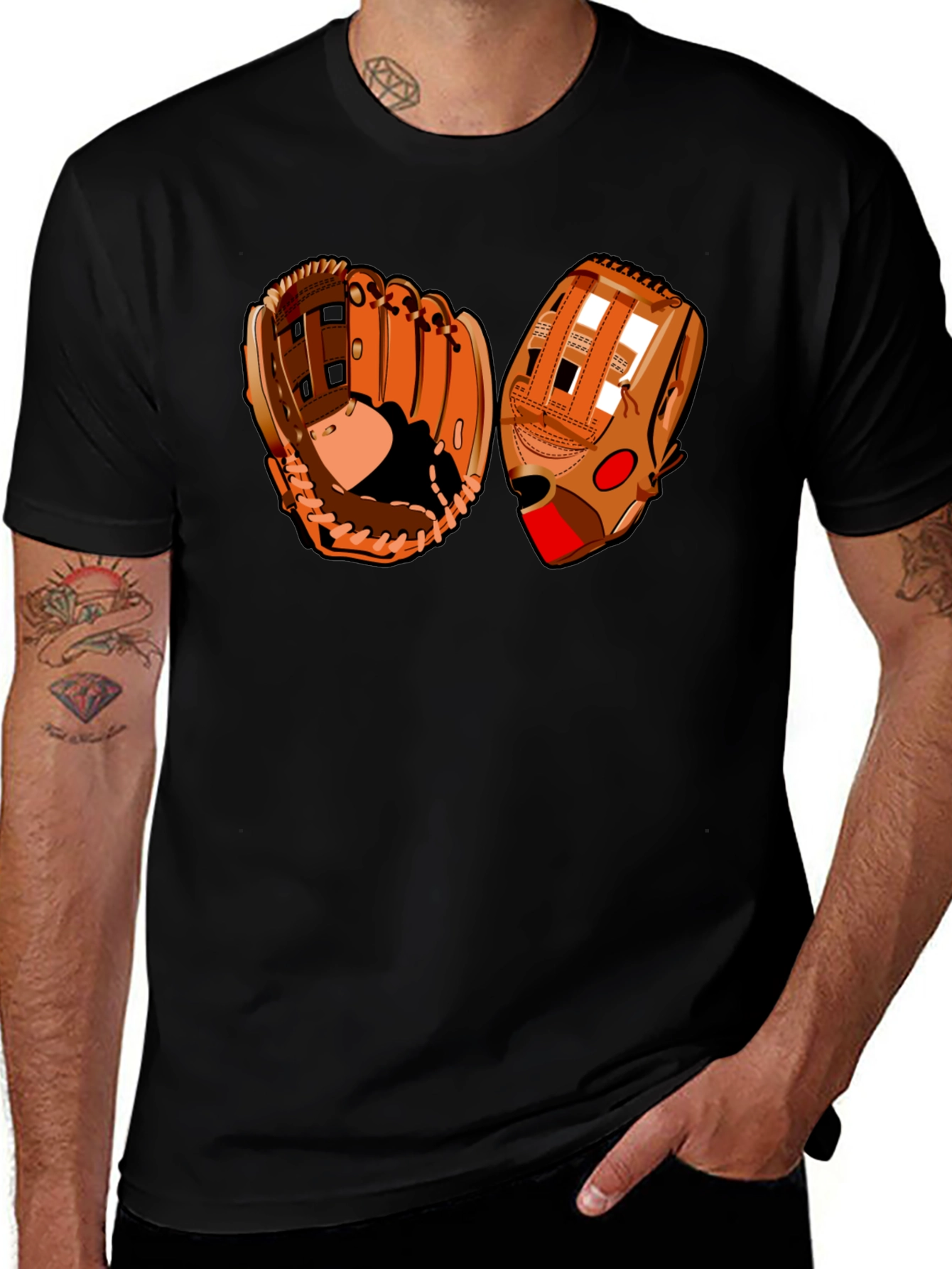 Baseball Gloves Graphic Tee