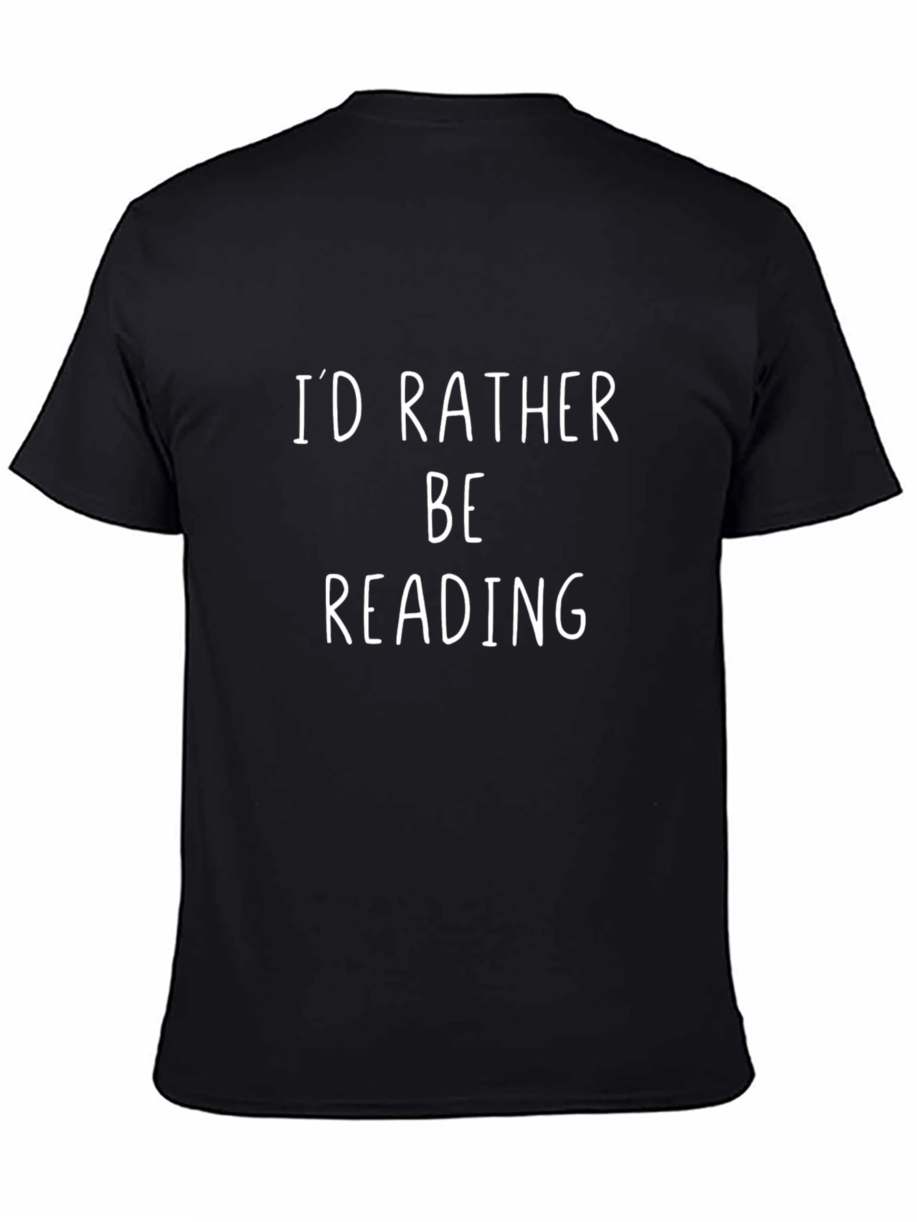 Id Rather Be Reading Black Tee