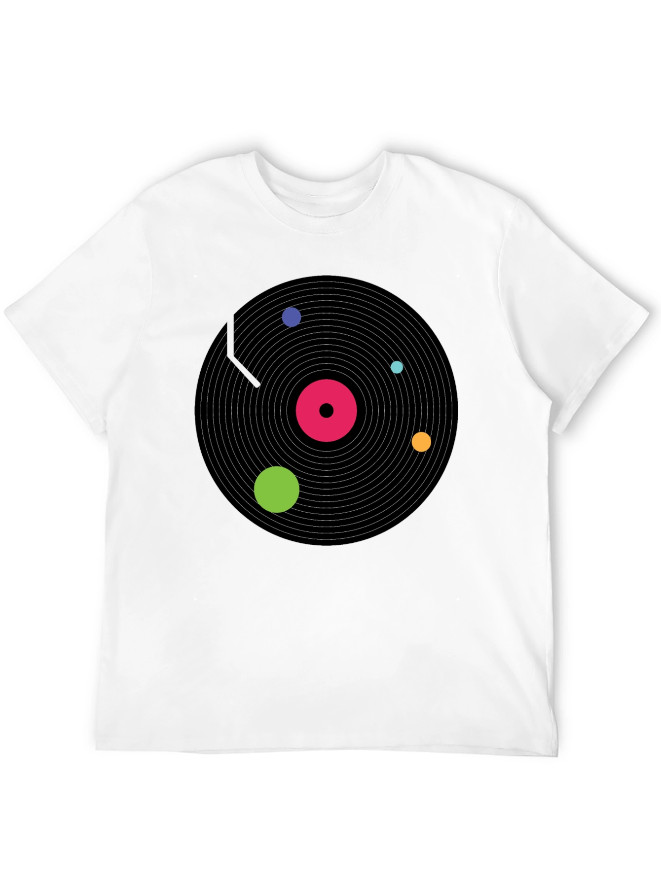 Retro Record Player Graphic T-Shirt