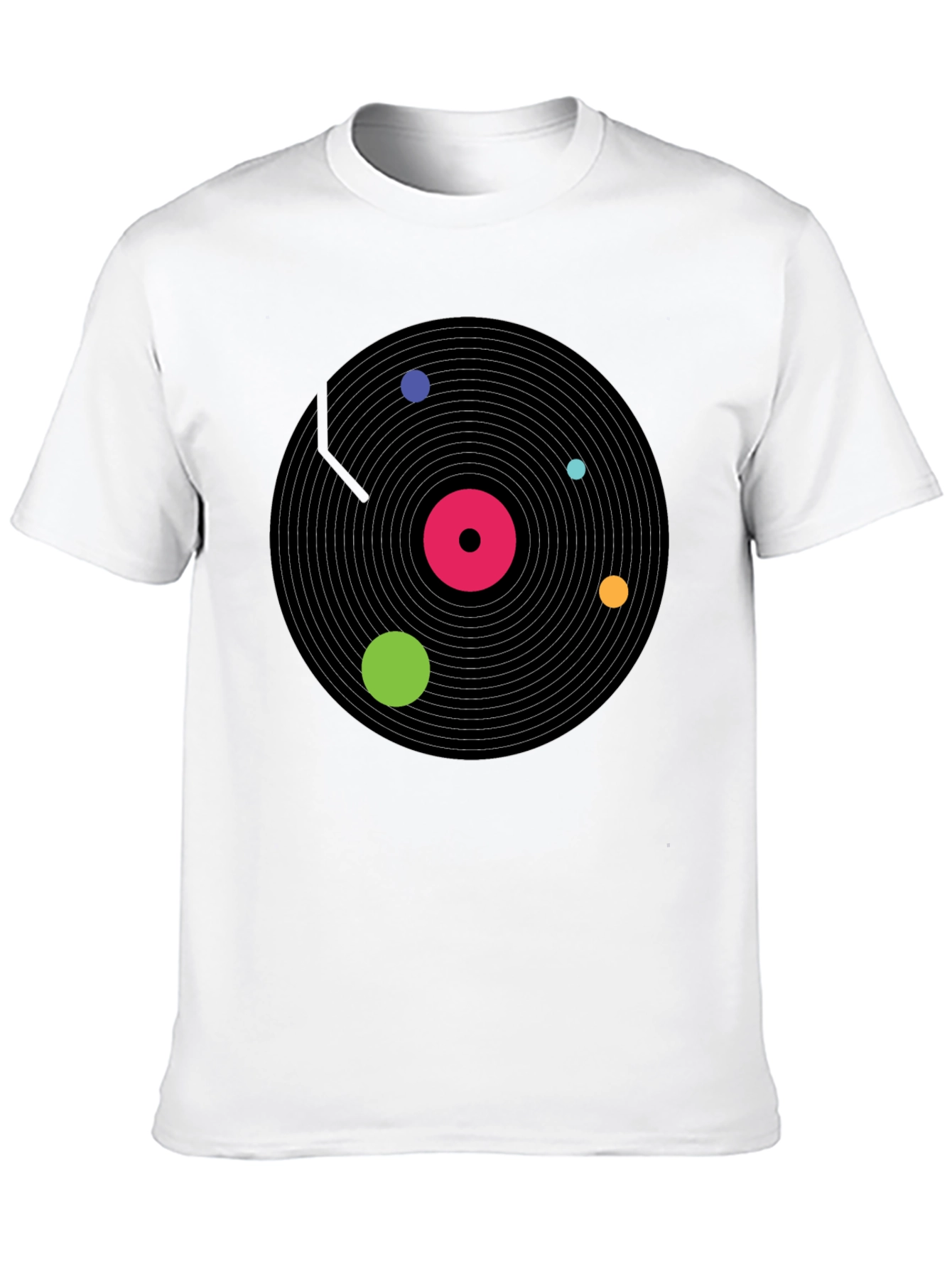 Retro Record Player Graphic T-Shirt