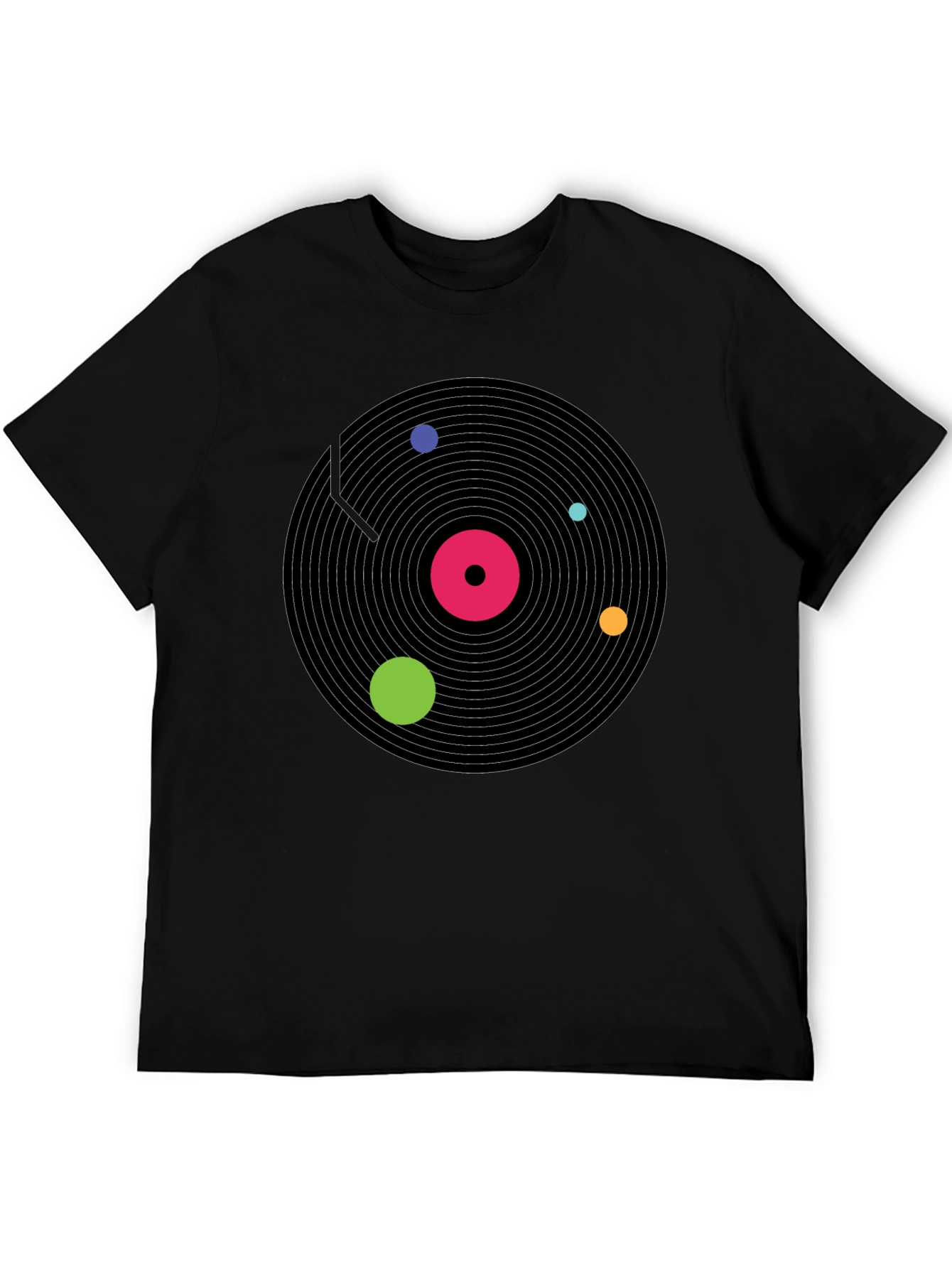 Retro Record Player Graphic T-Shirt