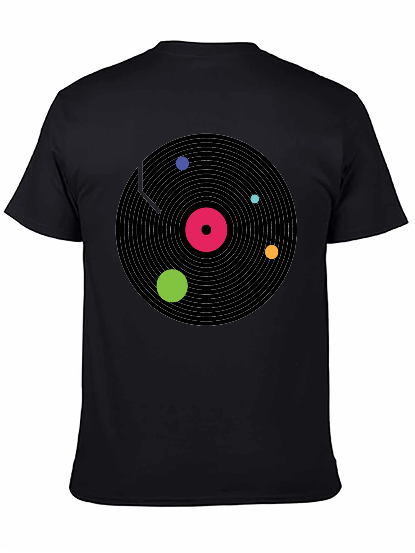 Retro Record Player Graphic T-Shirt
