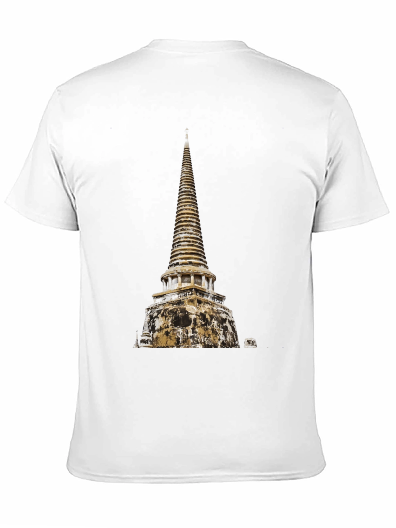 Temple Print Black T-Shirt