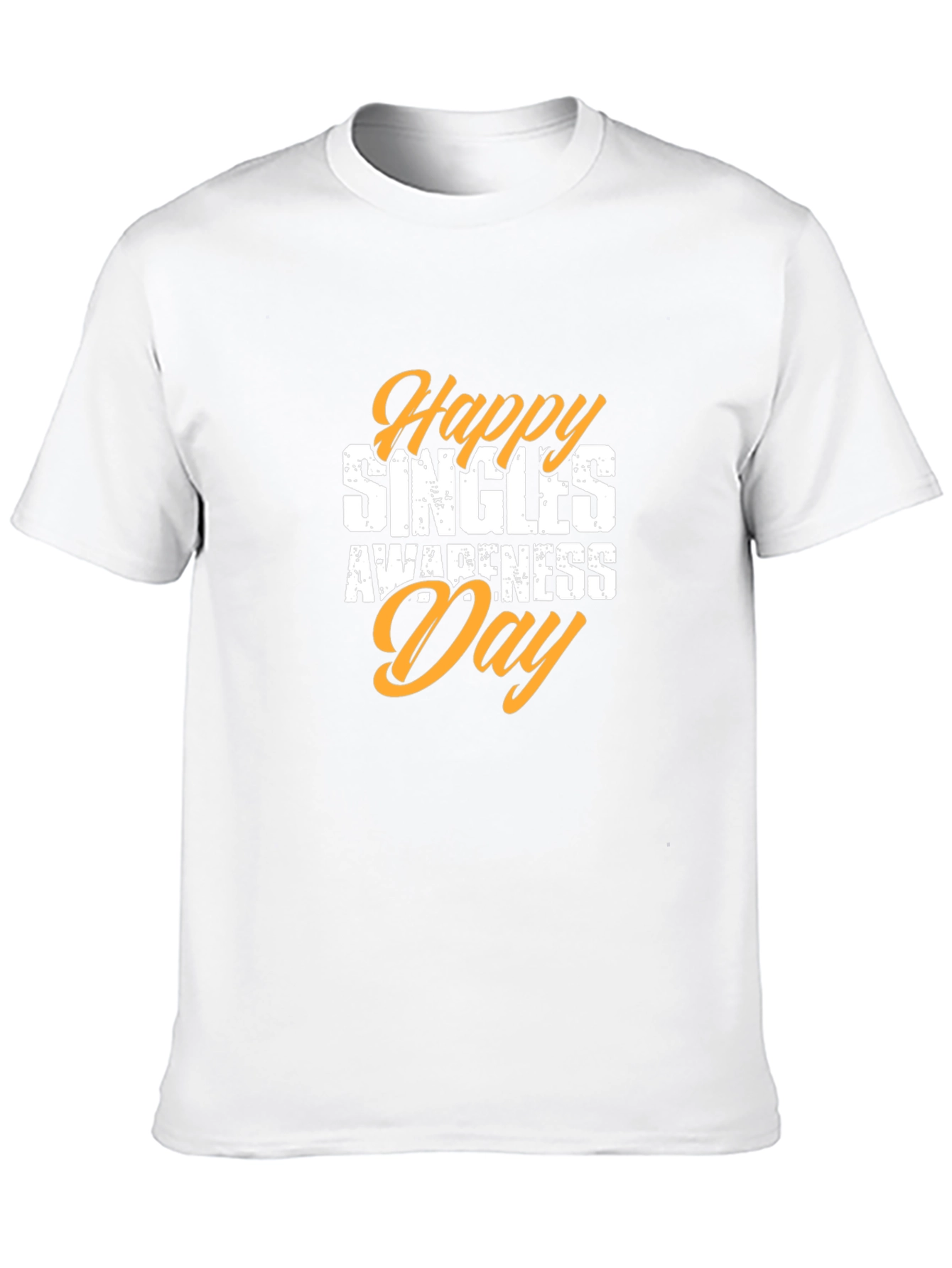 Happy Singles Awareness Day Black T-Shirt
