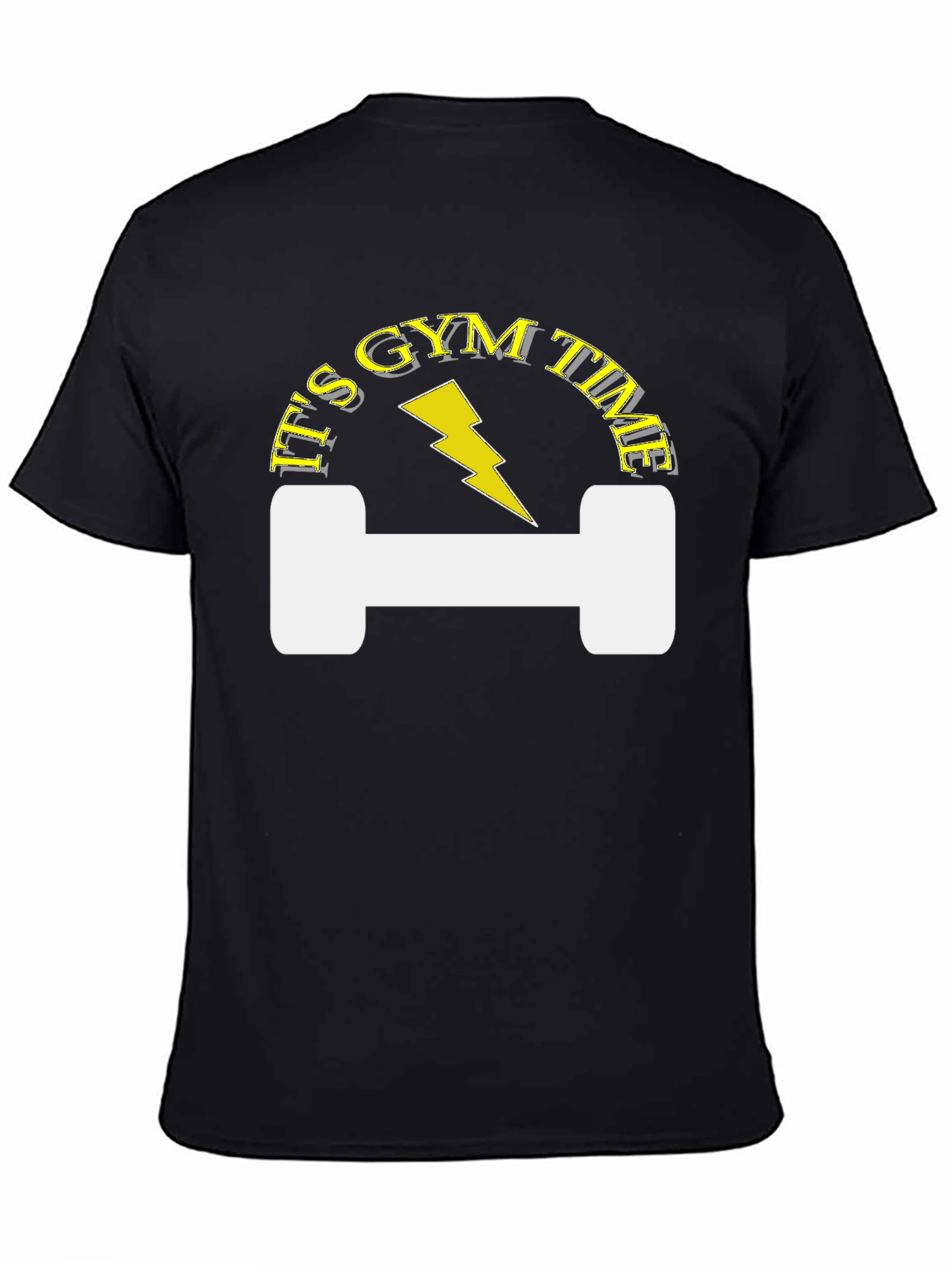 Its Gym Time Black T-Shirt