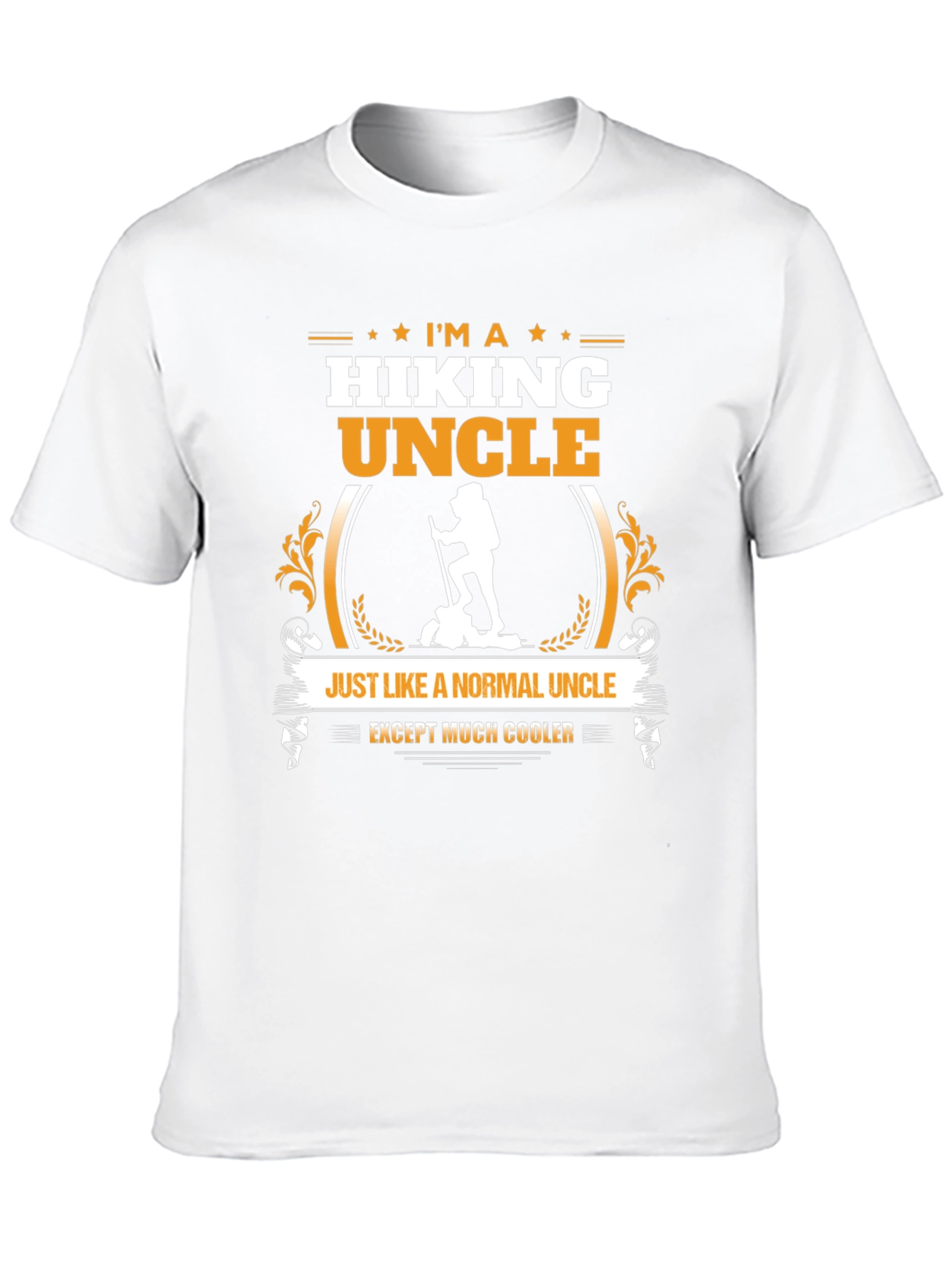 Hiking Uncle Graphic T-Shirt - Cool Hiker Design