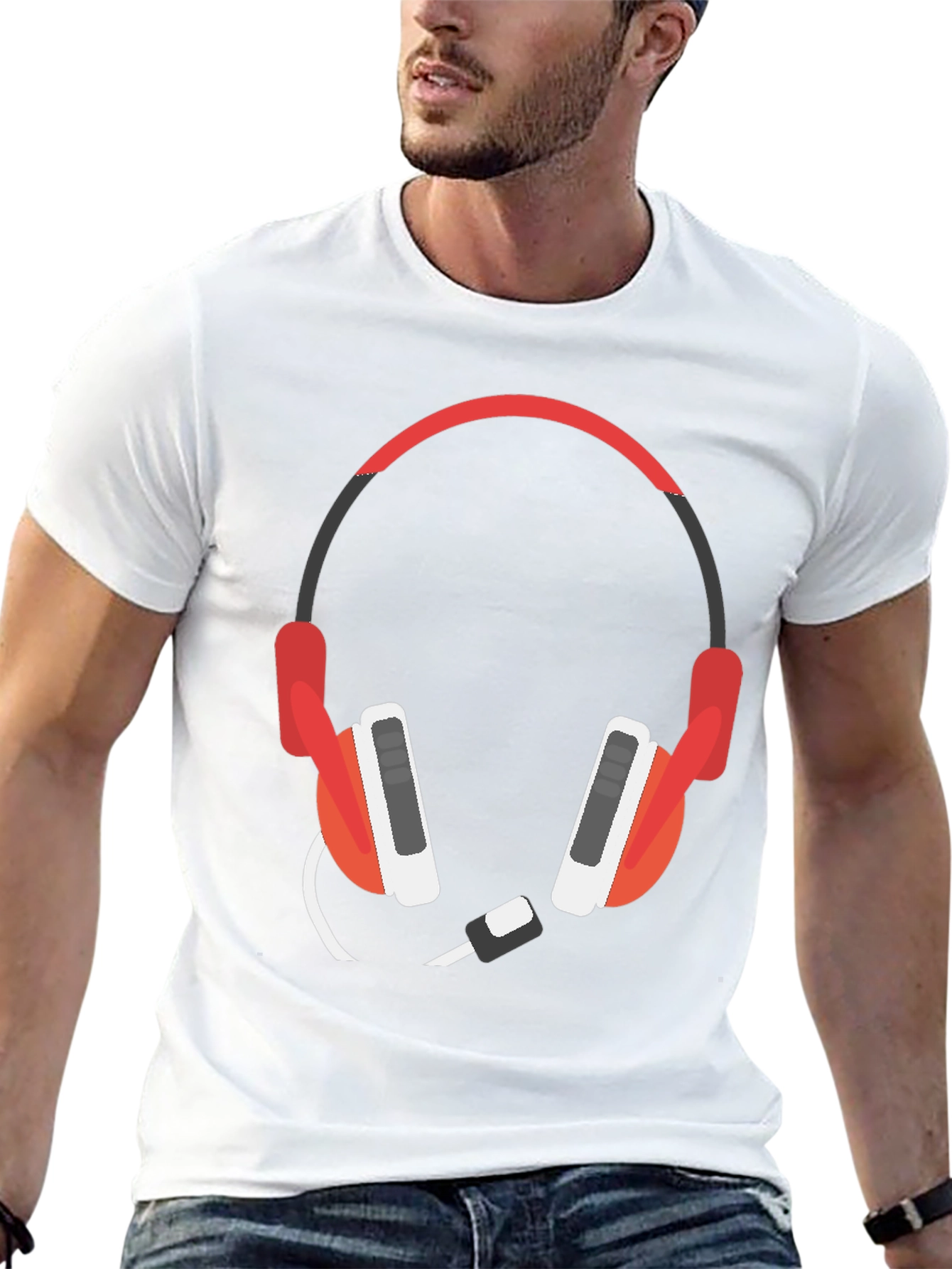 Gaming Headset T-Shirt - Gamer Style Tee