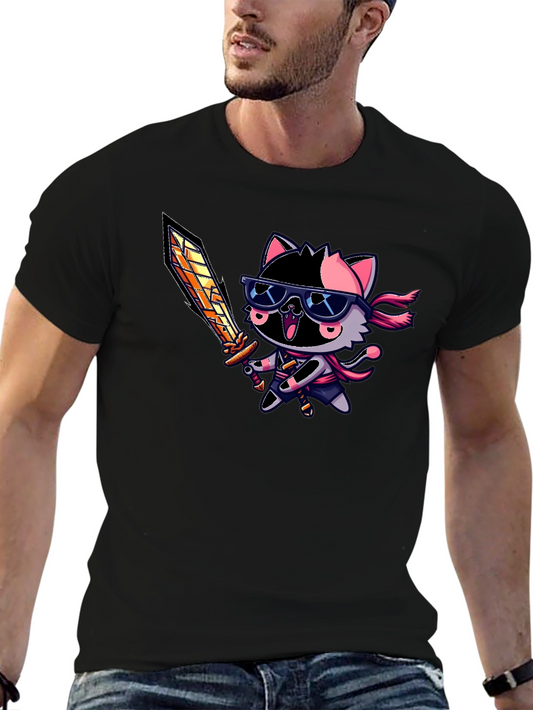 Cool Cat Warrior T-Shirt