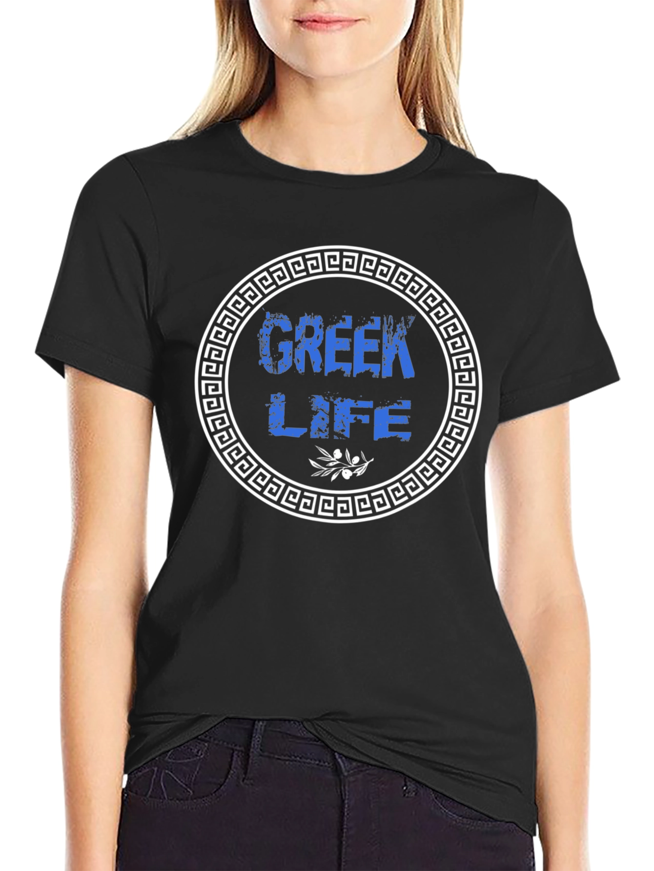 Greek Life Black T-Shirt