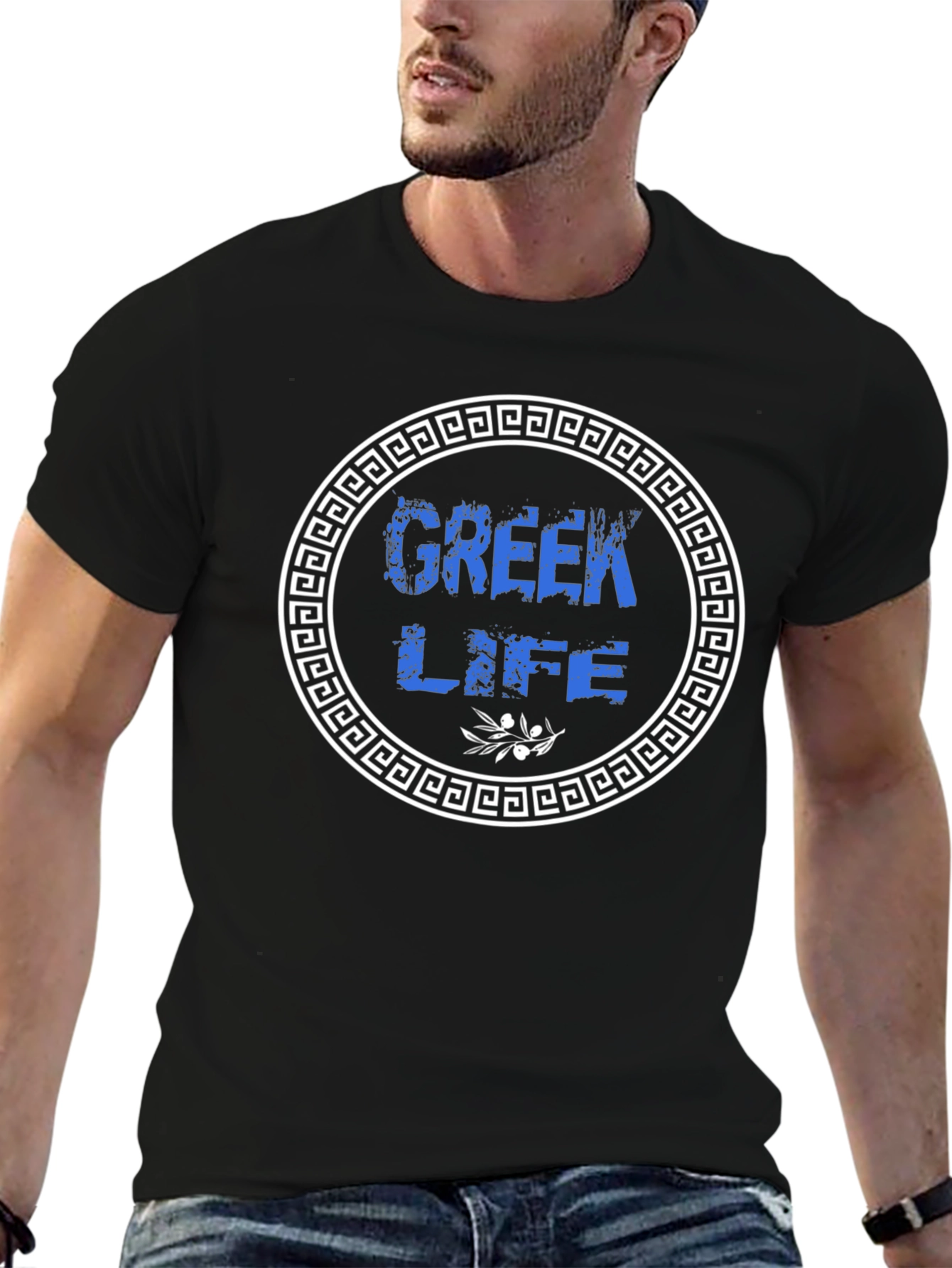 Greek Life Black T-Shirt
