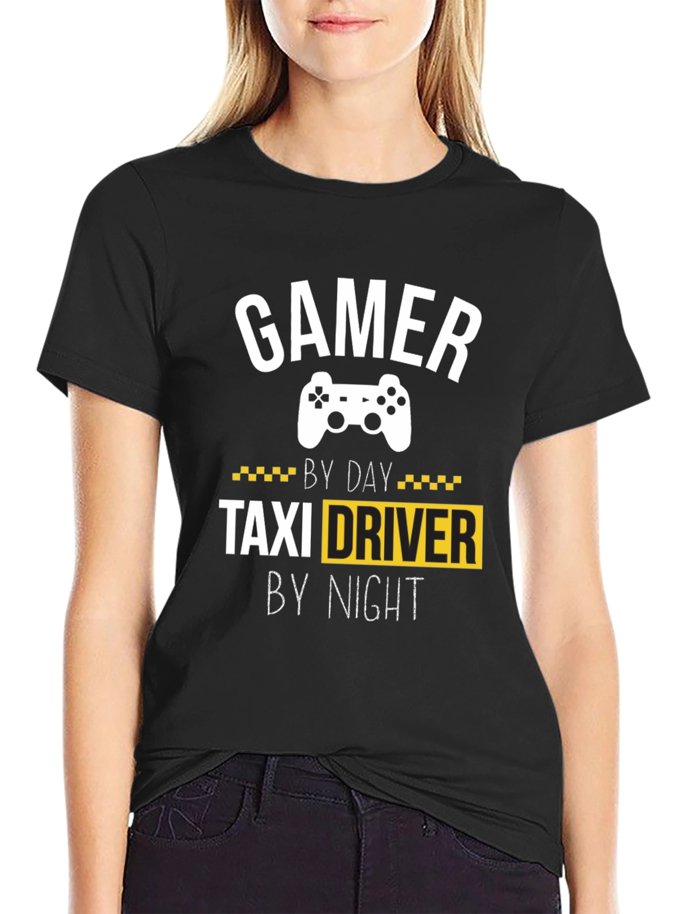 Gamer Taxi Driver T-Shirt - Funny Graphic Tee
