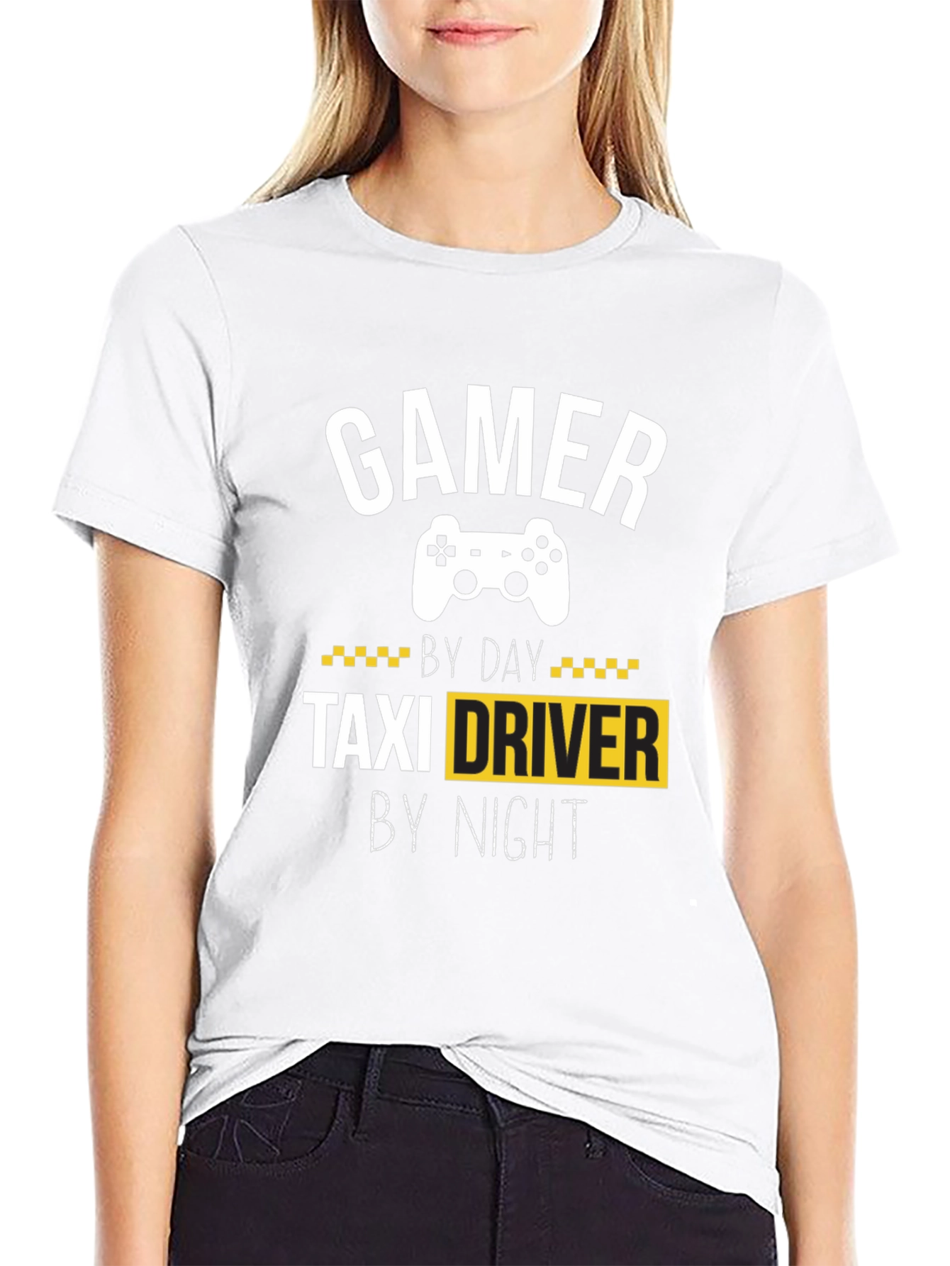 Gamer Taxi Driver T-Shirt - Funny Graphic Tee