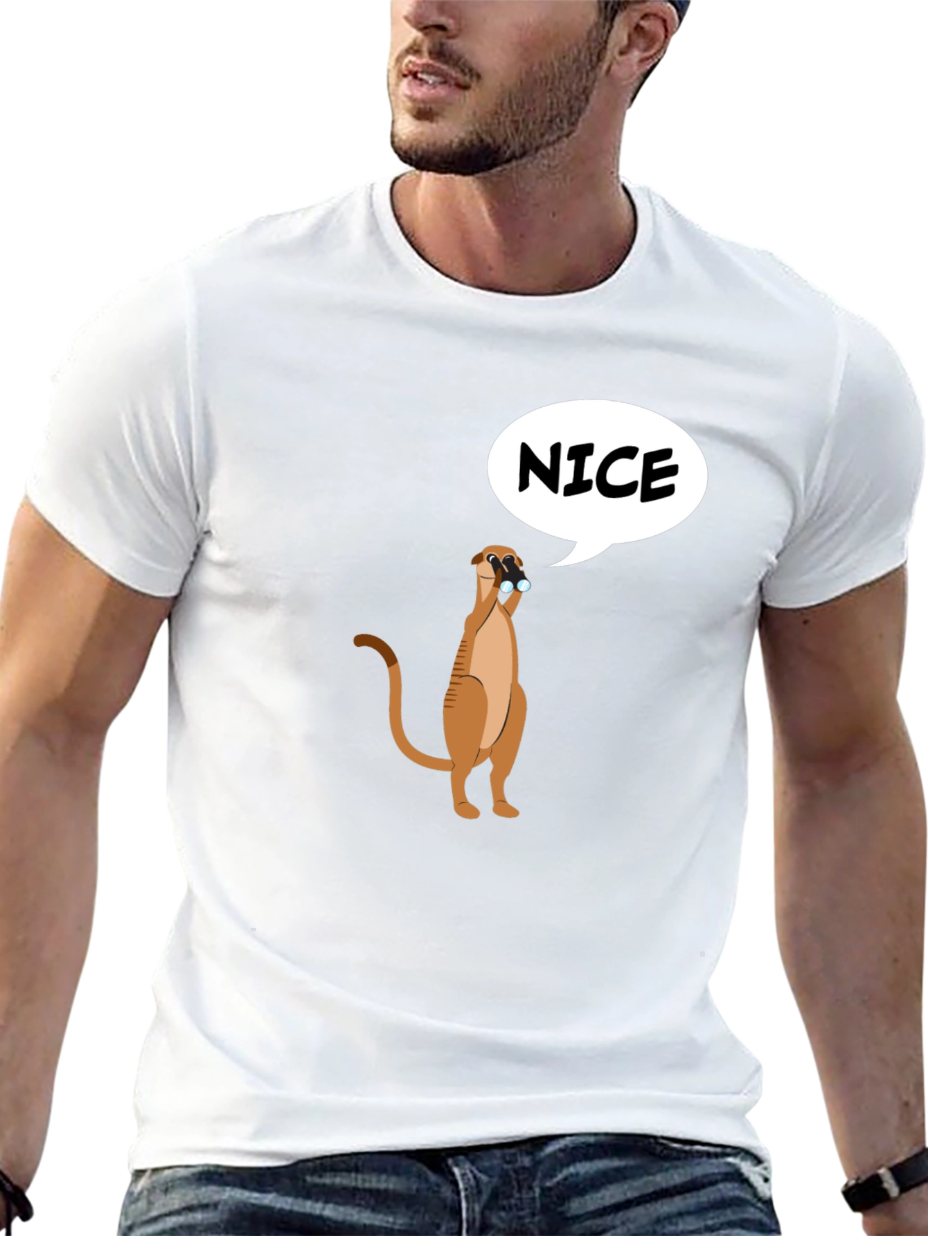 Funny Meerkat Nice T-Shirt - Unisex