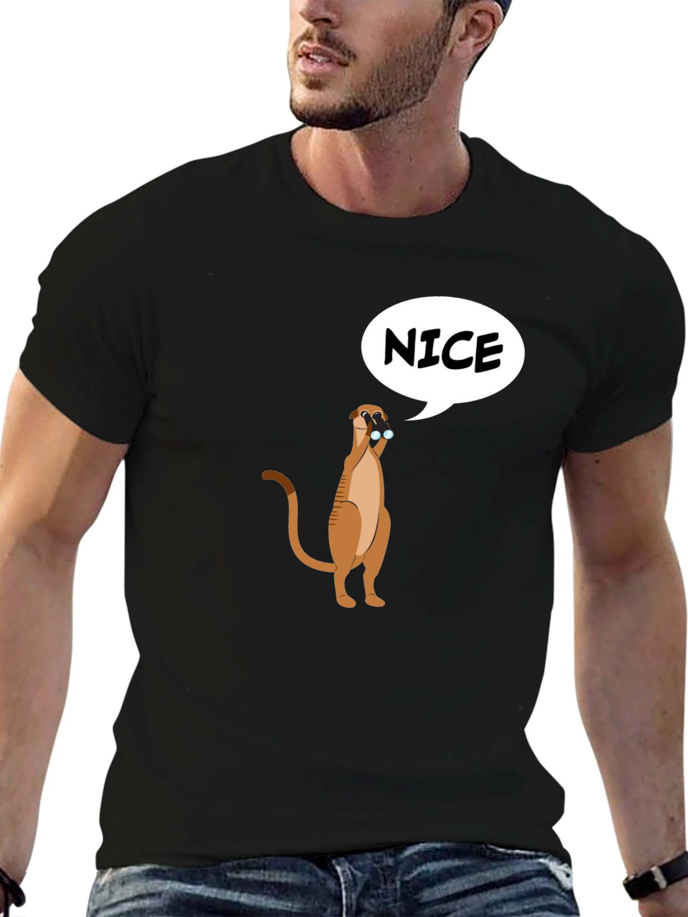Funny Meerkat Nice T-Shirt - Unisex