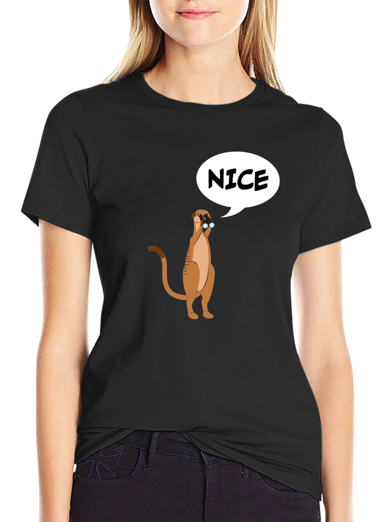 Funny Meerkat Nice T-Shirt - Unisex