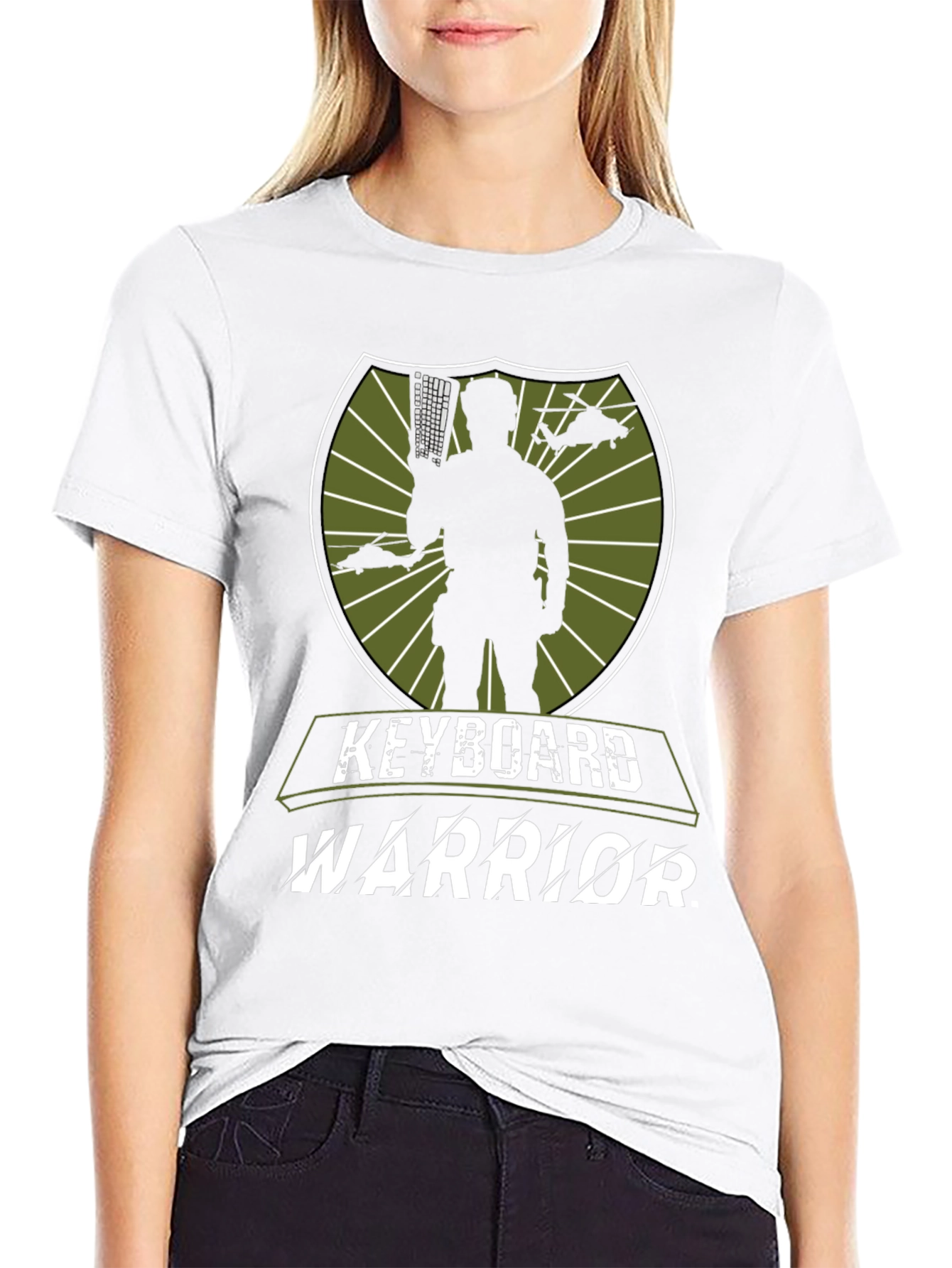 Keyboard Warrior T-Shirt: Gaming & Coding Apparel