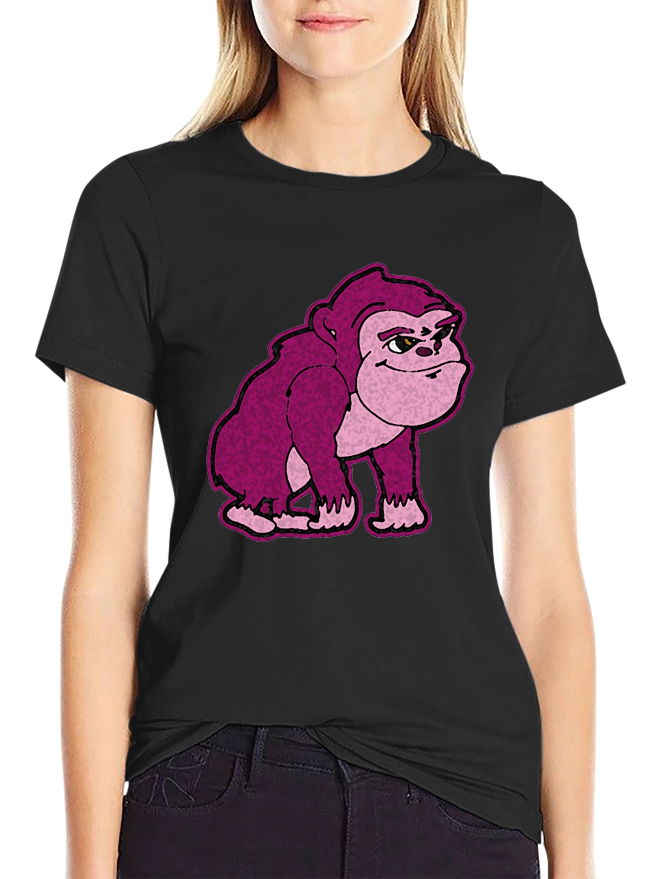 Funky Monkey Graphic Tee - Black