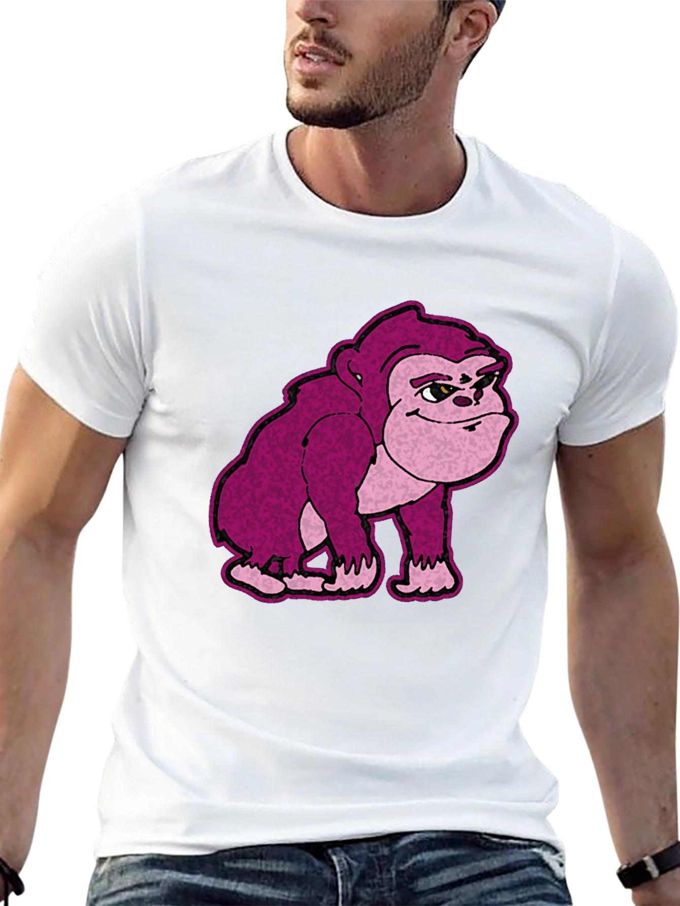 Funky Monkey Graphic Tee - Black