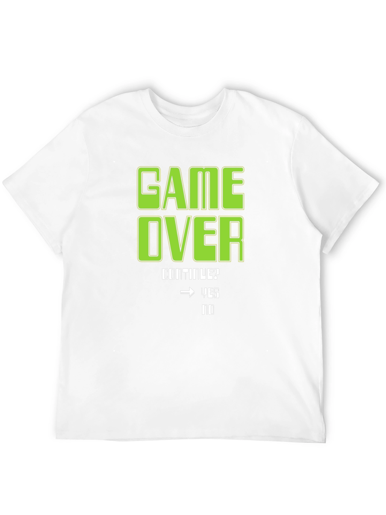 Game Over T-Shirt - Continue? Yes/No