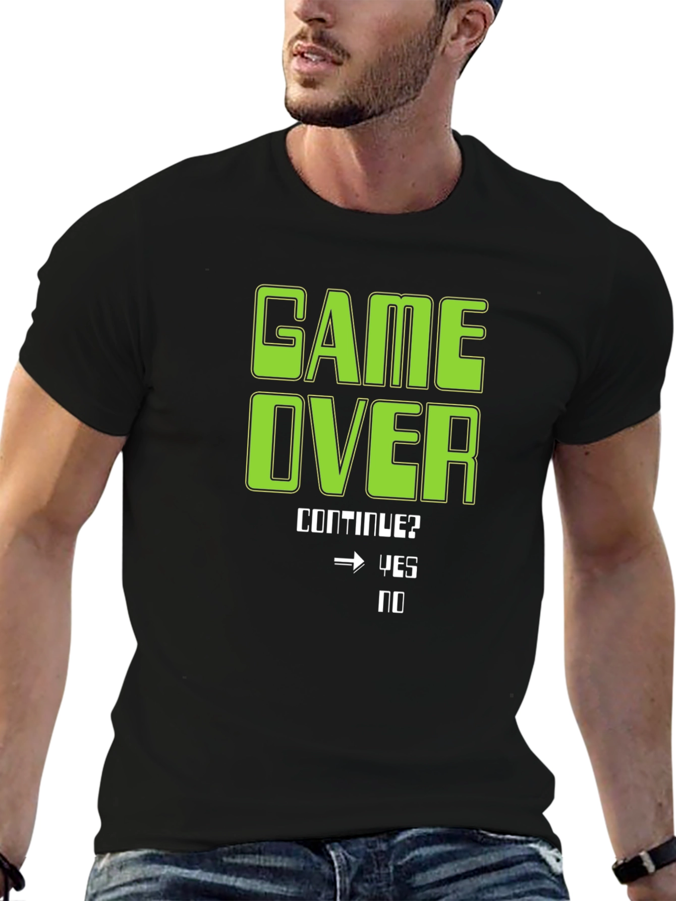 Game Over T-Shirt - Continue? Yes/No