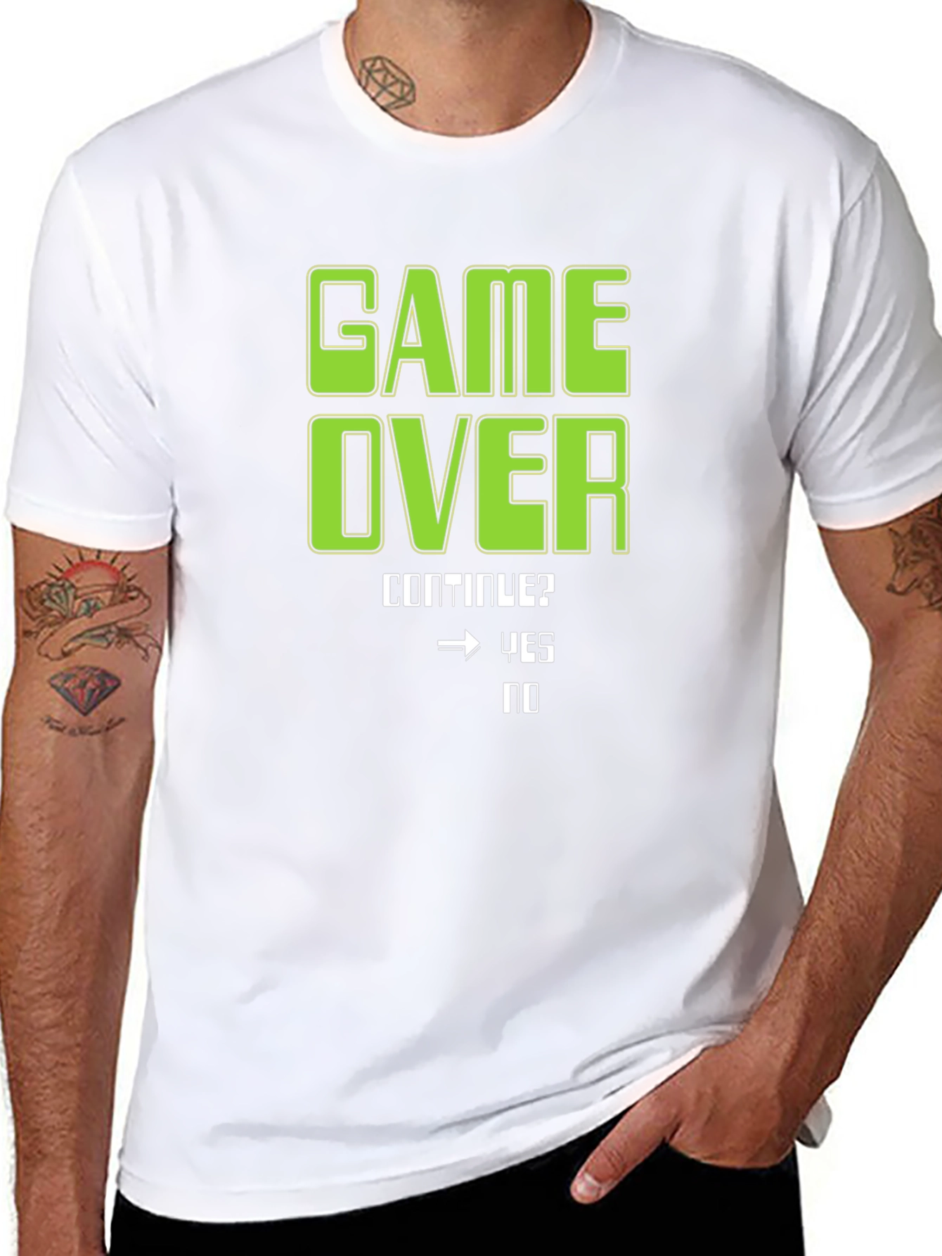 Game Over T-Shirt - Continue? Yes/No