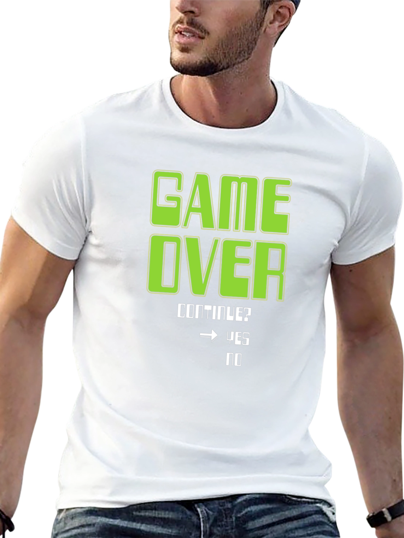 Game Over T-Shirt - Continue? Yes/No