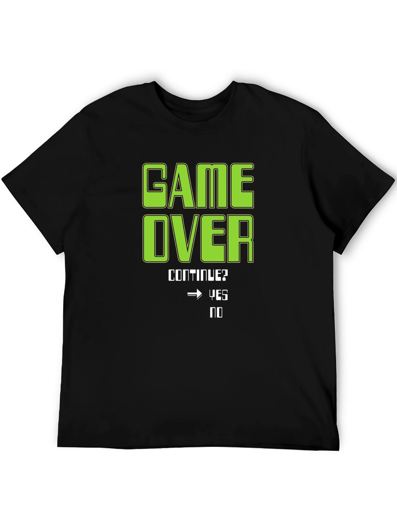 Game Over T-Shirt - Continue? Yes/No