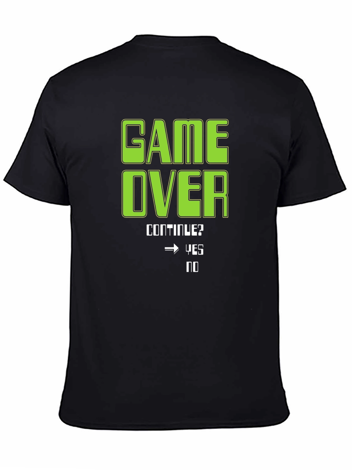 Game Over T-Shirt - Continue? Yes/No