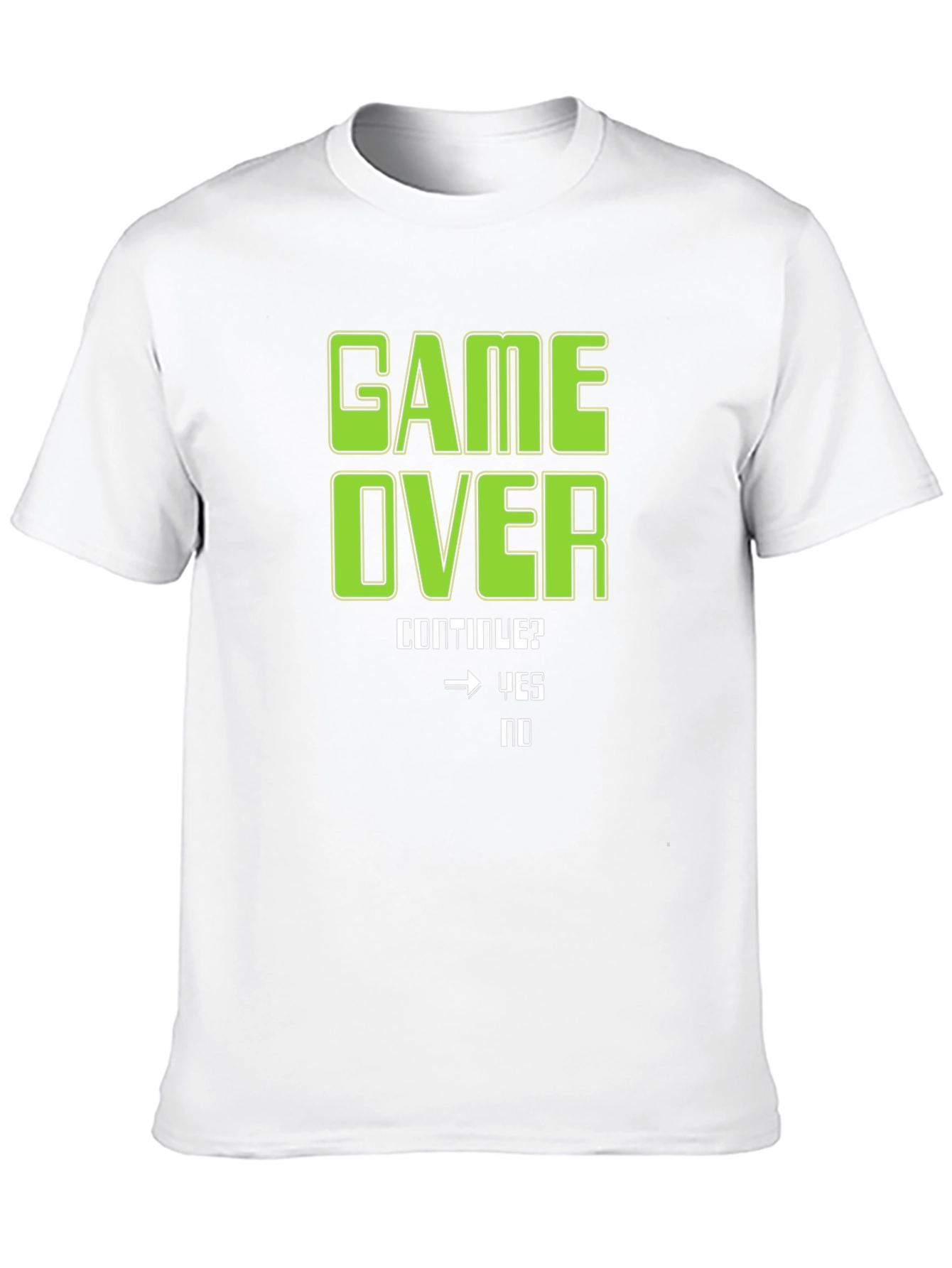 Game Over T-Shirt - Continue? Yes/No