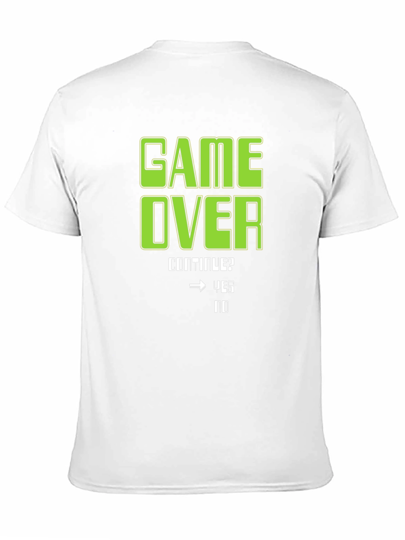 Game Over T-Shirt - Continue? Yes/No