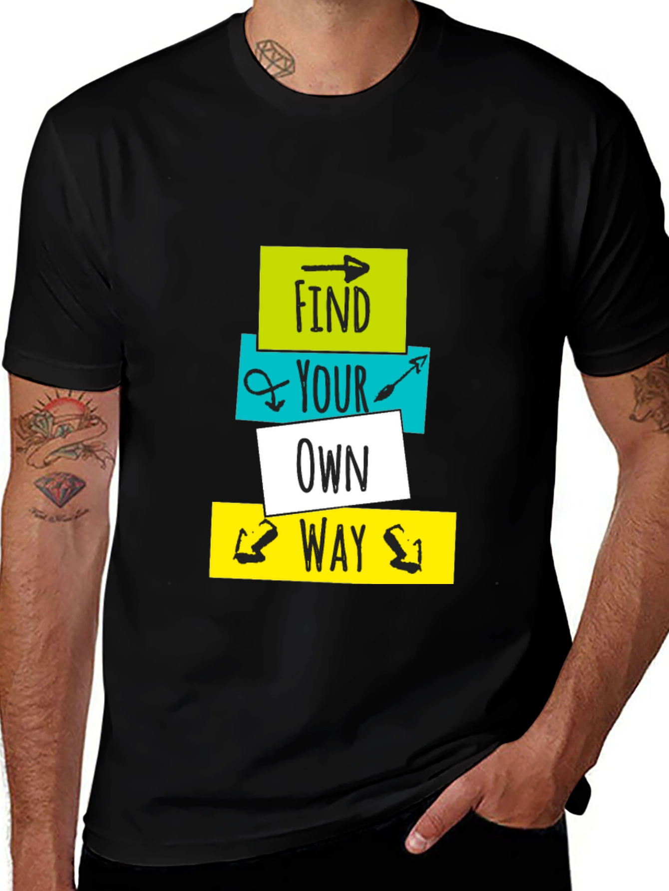 Find Your Own Way T-Shirt - Stylish Graphic Tee