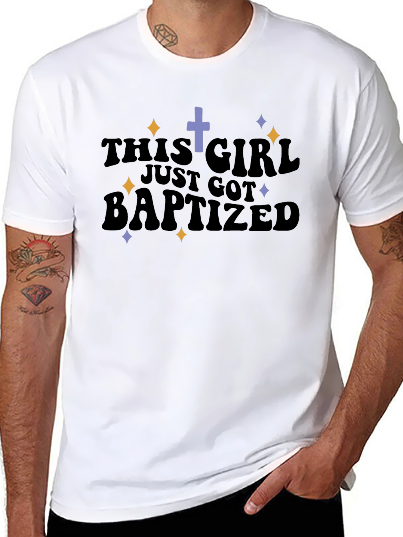 Baptized Girl T-Shirt - Christian Apparel