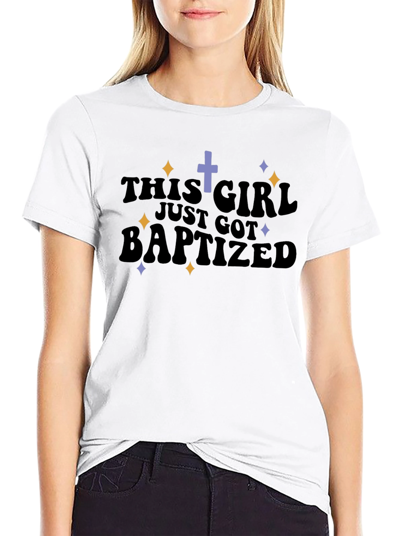 Baptized Girl T-Shirt - Christian Apparel